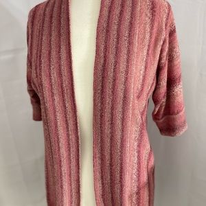 Dress barn Mult-Color Open Front Knit Cardigan